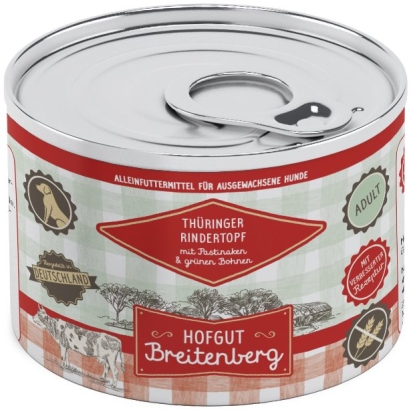 Hofgut Dog Adult konzerva hovězí, zelenina a bylinky 200g