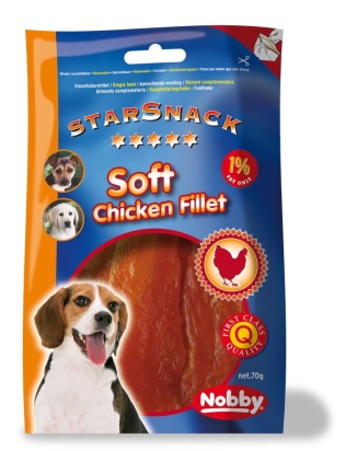 Nobby StarSnack Soft Chicken Fillet kuřecí filety 70g