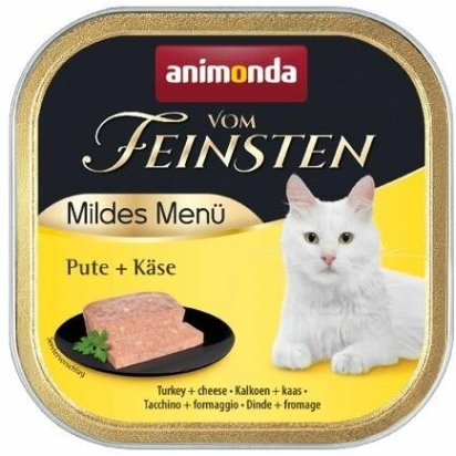 ANIMONDA paštika MILDES MENU (KASTRÁT) - krůta+sýr 100g