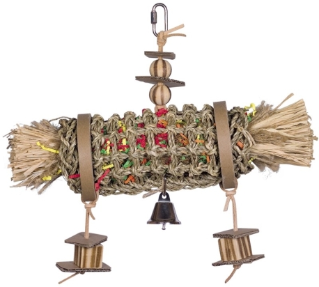 Nobby aktivní hračka pro papoušky mořská řasa cylindr 29 x 33 cm
