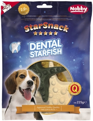 Nobby StarSnack Dental Starfish dentální hvězdice 12cm / 225g