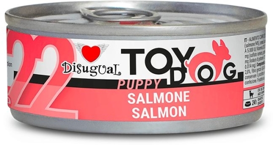 Disugual Puppy TOYDOG 22 Single Protein konzerva losos 85g