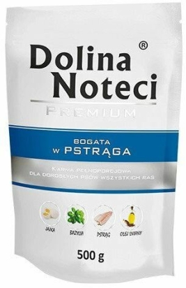 DOLINA NOTECI PREMIUM pstruh kapsička pro psy 500 g