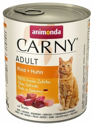 ANIMONDA konzerva CARNY Adult - hovězí, kuřecí 800g