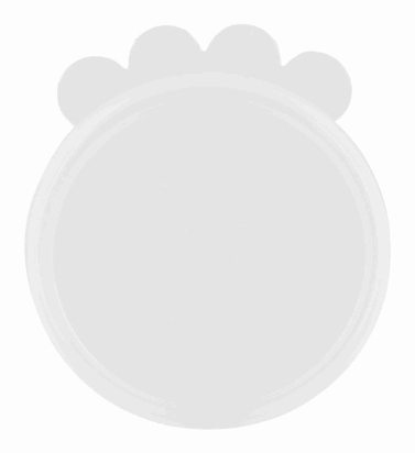 Víčko na konzervy, silikonové malé 7,6 cm/2 ks transparentní