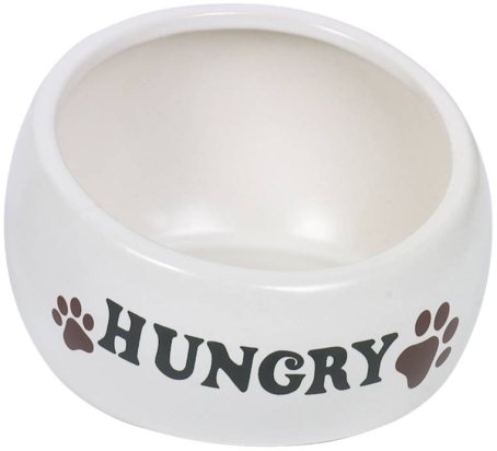 Nobby keramická ergonomická miska Hungry krémová 16 cm 1,00 l