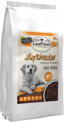 Landfleisch Dog Softbrocken Adult kachní 5 kg