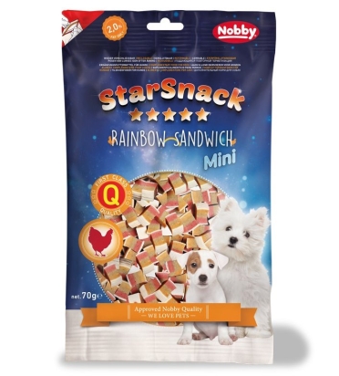 Nobby StarSnack Mini Soft měkké pamlsky kuře+ryba 70g