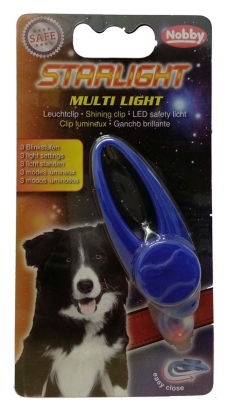 Starlight Multi Light blikající přívěšek na psí obojek 1ks