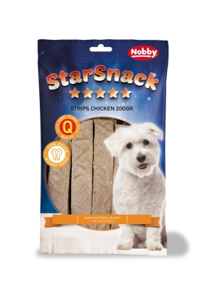 Nobby StarSnack Strips pamlsek plátky kuřecí 20ks / 200g