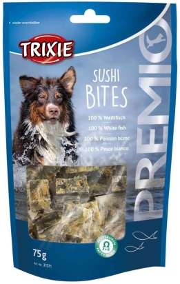 Premio SUSHI BITES Light - 100% rybí kostky 75g