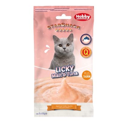 Nobby Starsnack Licky Cat Malt with Tuna 5x15g