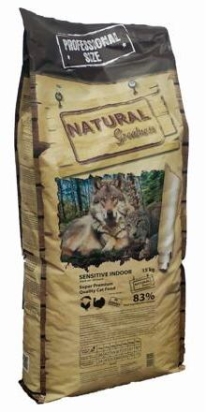 Natural Greatness Sensitive Indoor Cat Recipe/kuře,krůta/ 15 + 3 kg