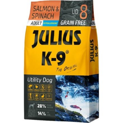 JULIUS K-9 10kg ADULT SALMON&SPINACH