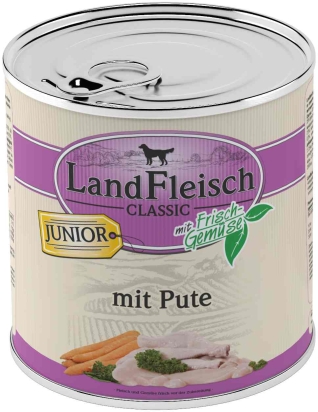 Landfleisch Dog Classic Junior krůtí 800g