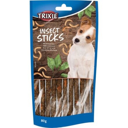 INSECT Sticks, tyčinky s 65 % moučných červů,  80 g