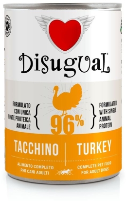 Disugual Dog Single Protein Krůta konzerva 400g