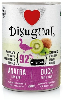 Disugual Fruit Dog Single Protein Kachna s kiwi konzerva 400g