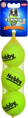 Nobby hračka tenisový míček M pískátko 6,5cm 3ks