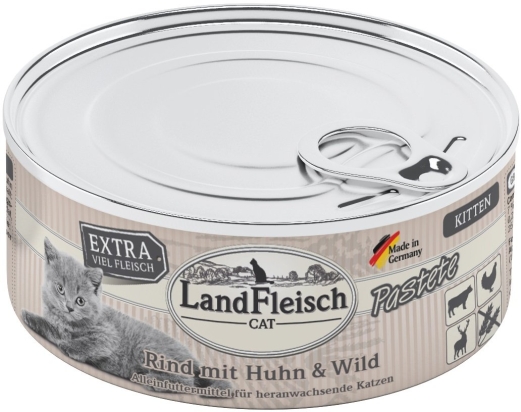 Landfleisch Cat Kitten Pastete hovězí, kuře, zvěřina 100g