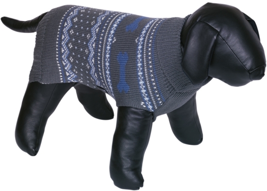 Nobby psí svetr MUNDO modrá zimní vzor 20cm