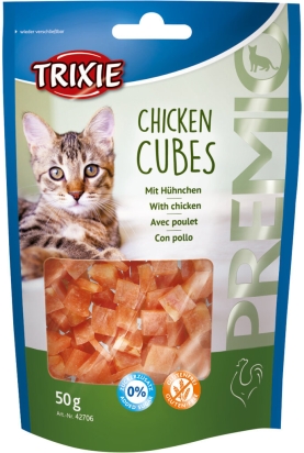 Premio CUBES - kuřecí kostičky 50 g