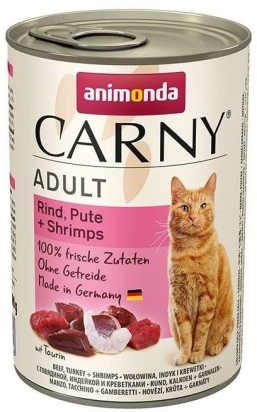 ANIMONDA konzerva CARNY Adult - hovězí, krůta, ráčci 400g