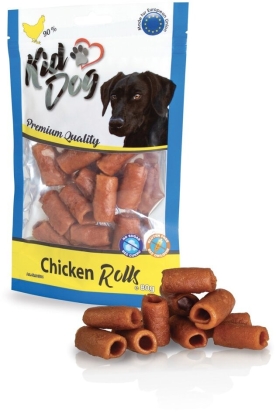 KIDDOG kuřecí trubičky řezané 80 g