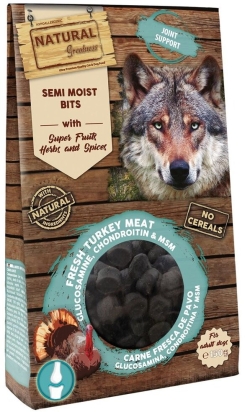 Natural Greatness SEMI-MOIST BITS JOINT SUPPORT poloměkký pamlsek pro psy 150 g