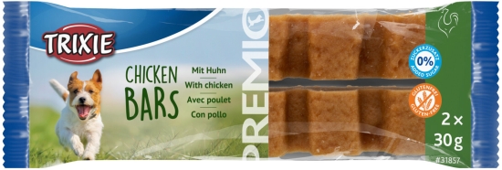 PREMIO Chicken Bars, žvýkací tyčinky s 80% kuřecího masa, 2 x 30g