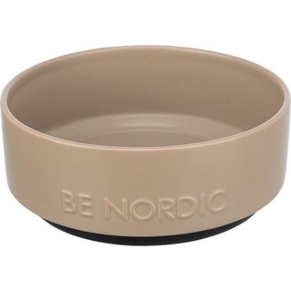 BE NORDIC keramická miska, 1.2l / 18 cm, šedohnědá