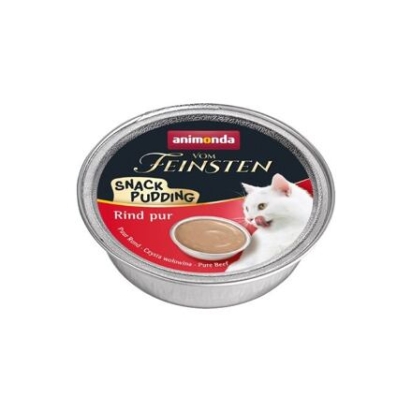 MULTIPACK Vom Feinsten Cat Adult Snack-Pudding hovězí pro kočky (3 x 85 g)