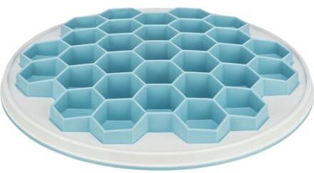 HIVE, talíř k pomalému krmení, ø 30 cm, plast/TRP/TPE, šedá/modrá