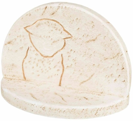 Náhrobní kámen s kočičí siluetou 16 x 12 x 7 cm