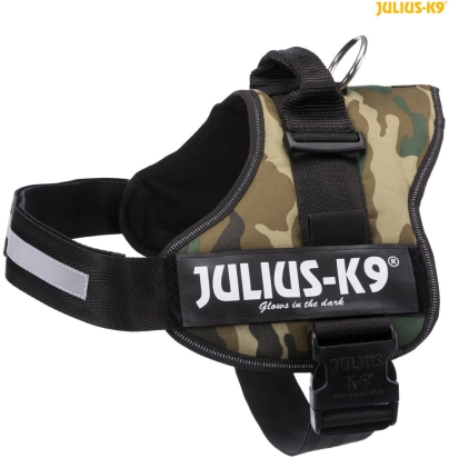 Julius-K9 silový postroj 3/XL 82-118 cm,  - maskáčová