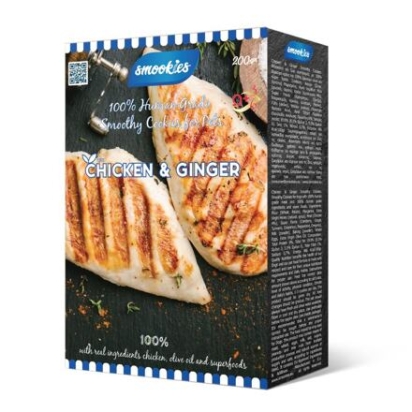 SMOOKIES Premium CHICKEN - kuřecí sušenky 100% human grade, 200g