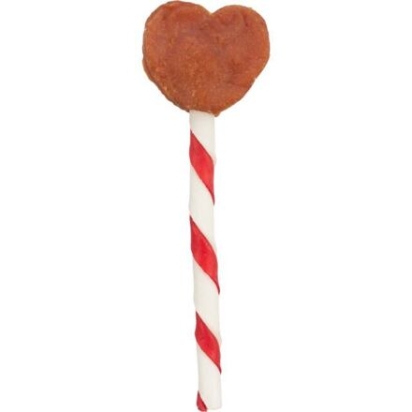 Valentine Heart Lollipop, kuřecí lízátko tvar srdce, 12 cm/15 g  [150 ks]