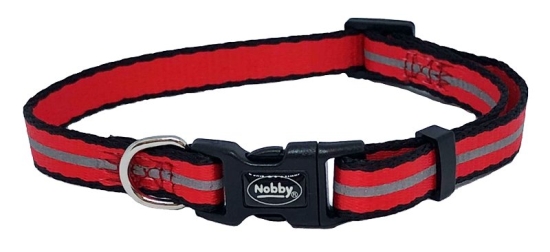 Nobby Mini Reflect reflexní obojek XS-S 20-35cm červený