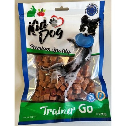 KIDDOG TRAINER GO mini kostičky s králíkem a brusinkami 250 g