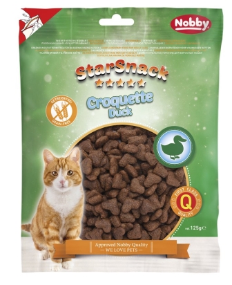 Nobby StarSnack Cat Croquette Duck funkční pamlsky 125g