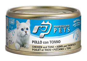 Professional Pets Naturale Cat konzerva kuře, tuňák 70g
