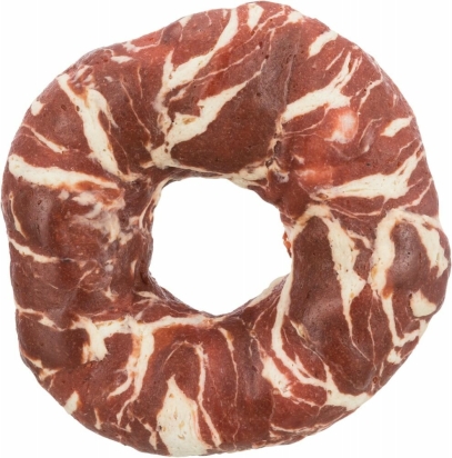 Marbled Beef Chewing Ring, žvýkací kroužek s hovězím,  ø 10 cm / 110 g - DOPRODEJ