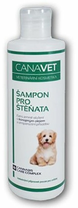 CANAVET šampon pro štěňata s antipar.přísadou Canabis 250 ml