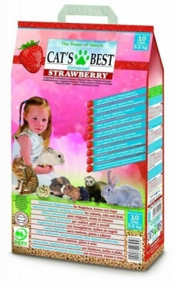 Cats Best UNIVERSAL JAHODA 10 L / 5,5 kg - pelety