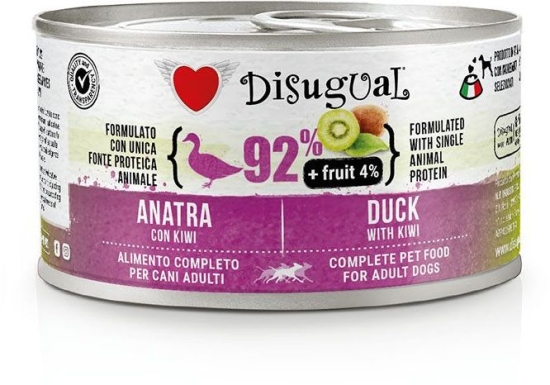 Disugual Fruit Dog Single Protein Kachna s kiwi konzerva 150g