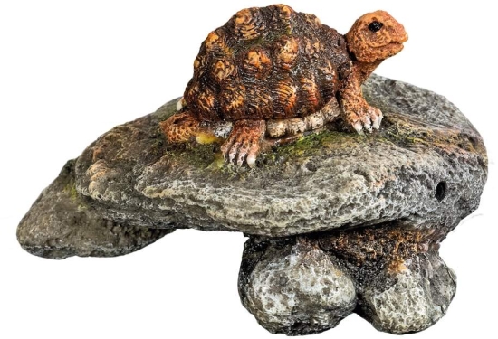 Nobby akvarijní dekorace želva na skále 9,5 x 9,5 x 6 cm