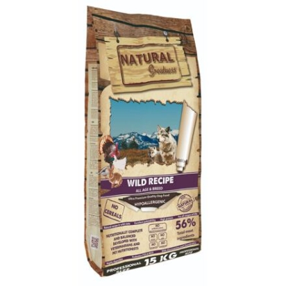 Natural Greatness Wild Recipe All B./kachna,krůta,kuře/15 kg