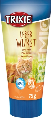 Premio Leberwurst - játrová paštika pro kočky 75g