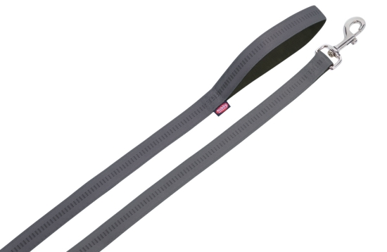 Nobby SOFT GRIP vodítko nylon 120cm / 25mm tmavě šedá