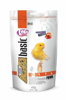 LOLO BASIC ovocné krmivo pro kanárky 600 g Doypack